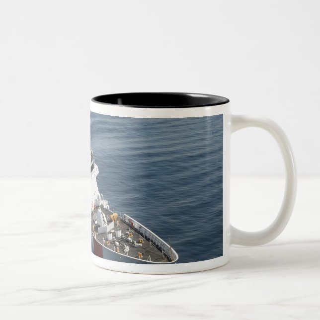 Cutter Waesche der US-Küstenwache 2 Zweifarbige Tasse (Rechts)