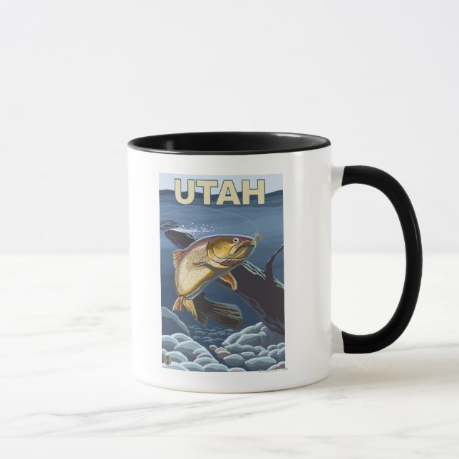Cutthroat Foreut FishingUtah Tasse (Rechts)