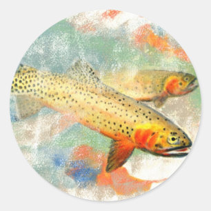 Cutthroat Runder Aufkleber
