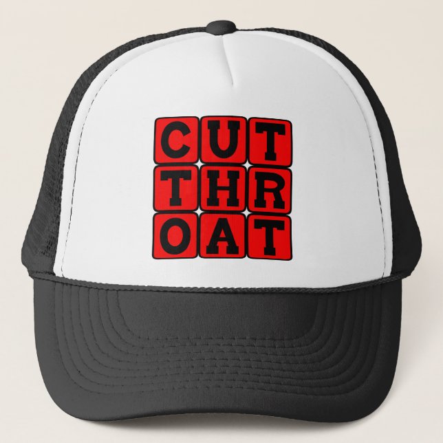 Cutthroat, Toter Typ Truckerkappe (Vorderseite)
