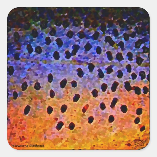 Cutthroat Trout - Stickers (Vorderseite)