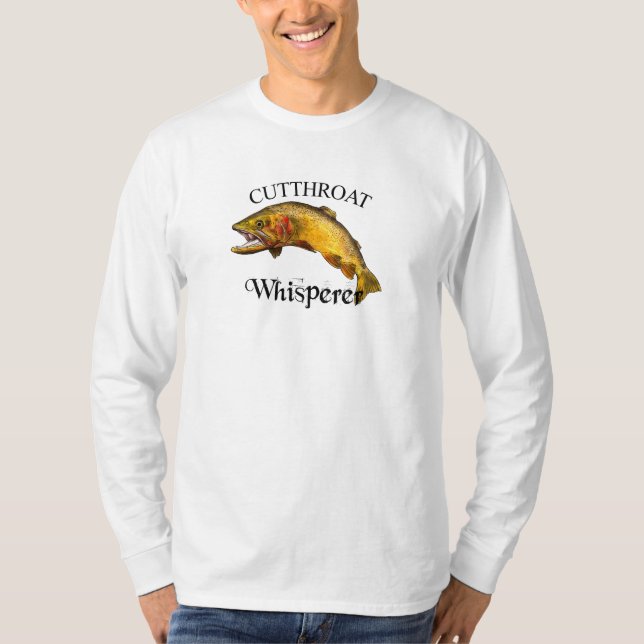 Cutthroat Trout Whisperlight Lange Schlange T-Shirt (Vorderseite)