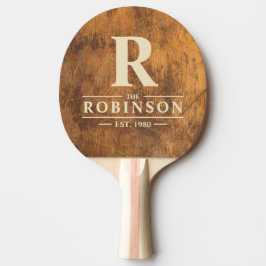 Cutting Block  Family Name & Initial Tischtennis Schläger
