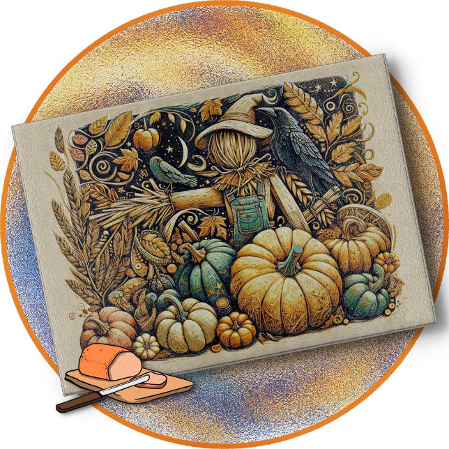 CUTTING BOARD - Guarding the Pumpkin Patch Schneidebrett (Von Creator hochgeladen)