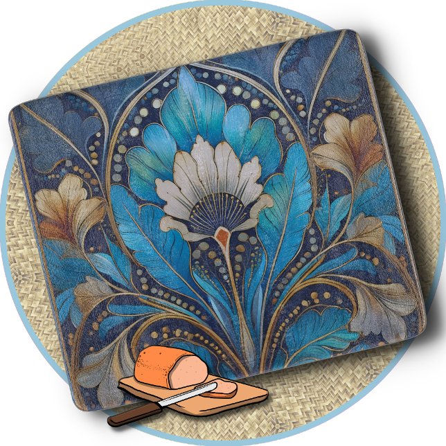 CUTTING BOARD - Retro Art Deco #5 - Rectangular Schneidebrett (Von Creator hochgeladen)