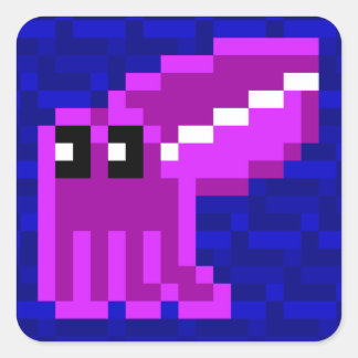 Cuttle Lola Pink Tintenfisch Sticker