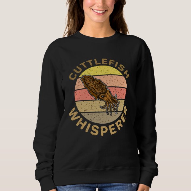 Cuttlefish marine biologist underwater seabed biol sweatshirt (Vorderseite)