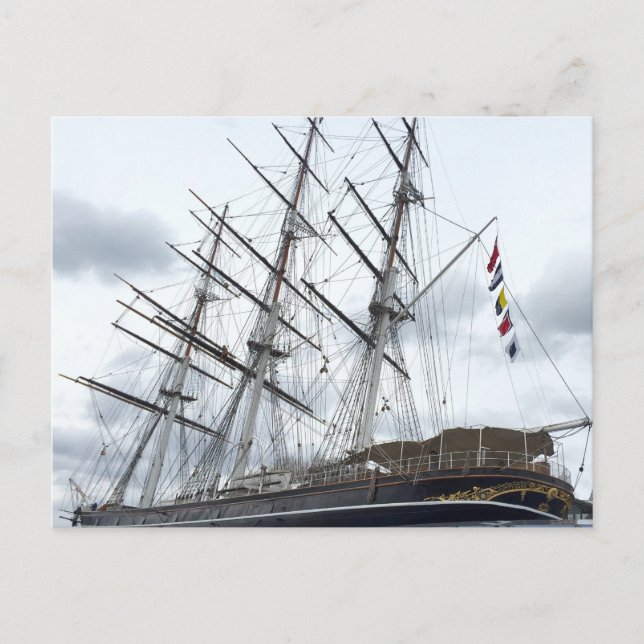 Cutty-Sark-Klipper Postkarte (Vorderseite)