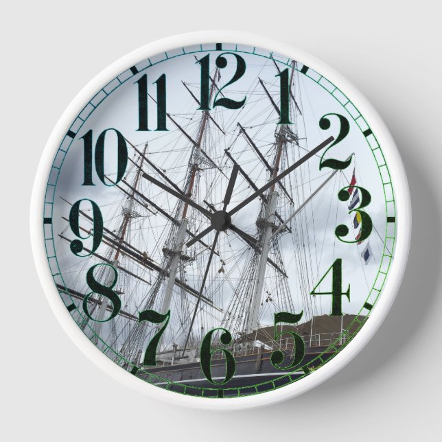 Cutty-Sark-Klipper Uhr (Vorderseite)