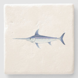 Cuttyhunk Insel-Schwertfisch-Getränk-Untersetzer Steinuntersetzer