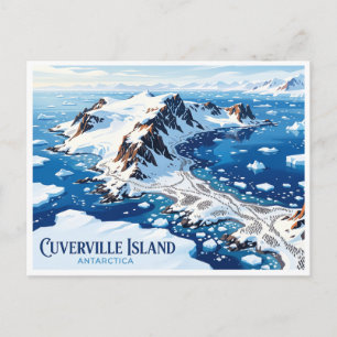 Cuverville-Insel Antarktika Postkarte