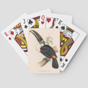Cuvier-Tukan-Druck: Vintage Tropischer Vogel Spielkarten