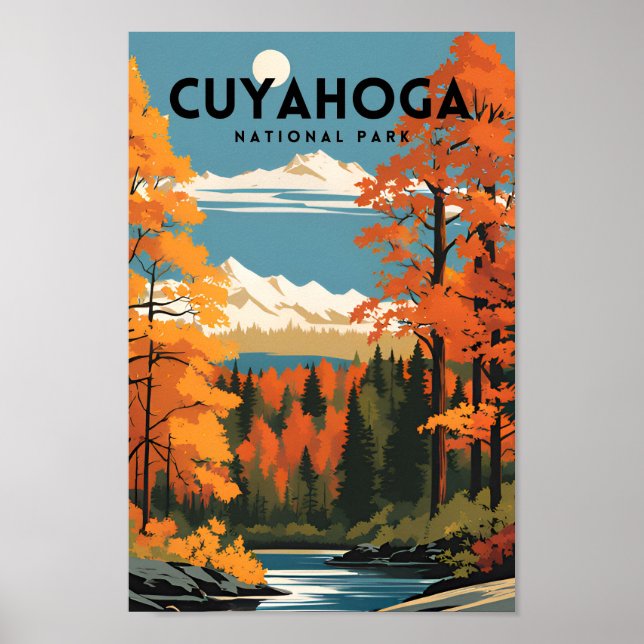 Cuyahoga National Park Travel Poster (Vorne)