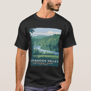 Cuyahoga Valley National Park Vintage Camping Männ T-Shirt