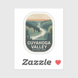 Cuyahoga Valley Nationalpark-Abzeichen Aufkleber