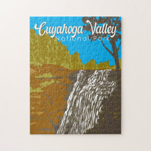 Cuyahoga Valley Nationalpark Illustration Travel Puzzle