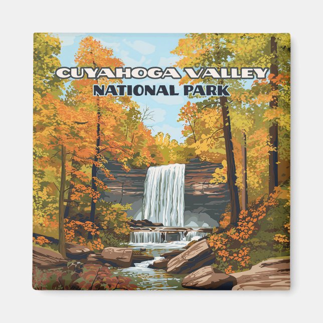Cuyahoga Valley Nationalpark Ohio Cleveland Magnet (Vorne)
