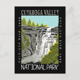 Cuyahoga Valley Nationalpark Ohio Distressed Postkarte