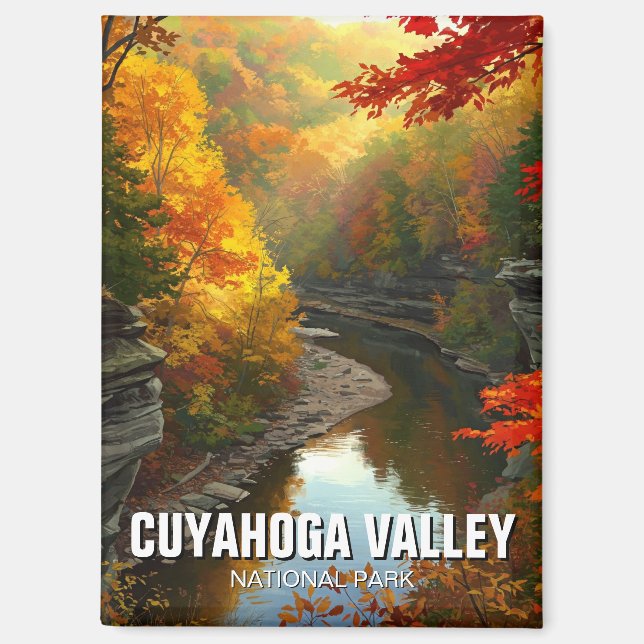 Cuyahoga Valley Nationalpark Ohio Magnet (Vorderseite)