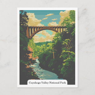 Cuyahoga-Valley-Nationalpark Ohio USA Postkarte