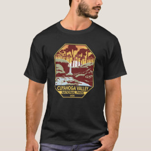 Cuyahoga Valley Nationalpark Ohio Vintages Emblem T-Shirt