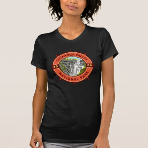 Cuyahoga Valley Nationalpark Retro Kompass Emblem T-Shirt