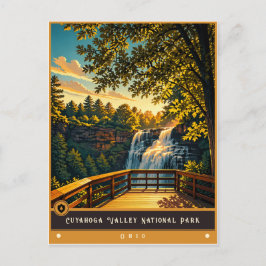 Cuyahoga-Valley-Nationalpark | Vintage Postkarte