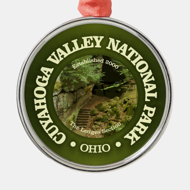 Cuyahoga Valley NP2 Ornament Aus Metall (Vorne)