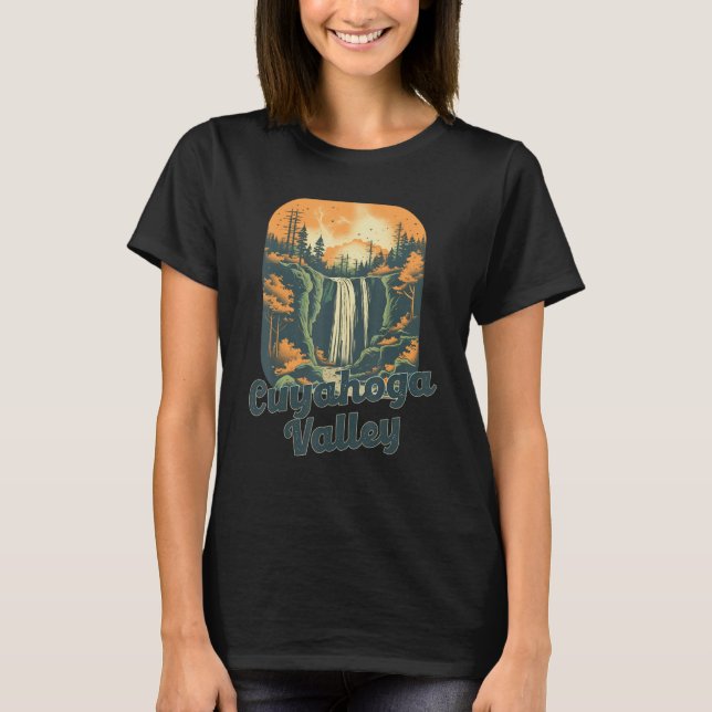 Cuyahoga Valley Park Exploring US Outdoor National T-Shirt (Vorderseite)