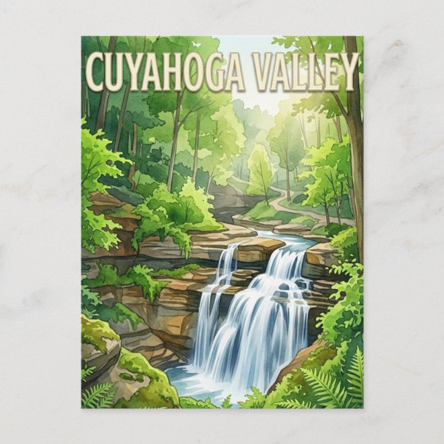 Cuyahoga Valley Postkarte (Vorderseite)