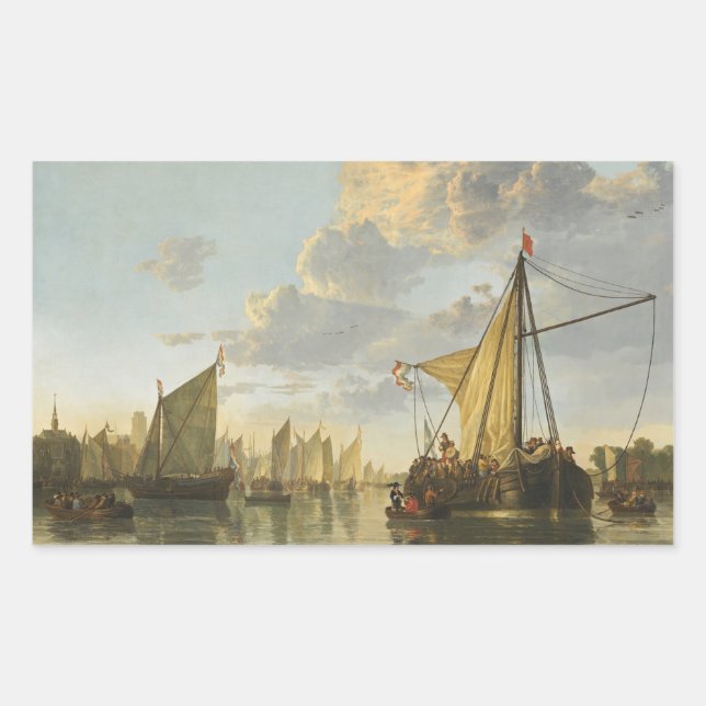 Cuyp's The Maas Aufkleber (Vorderseite)