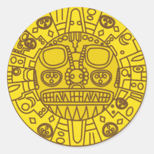 Cuzco-Wappen Runder Aufkleber