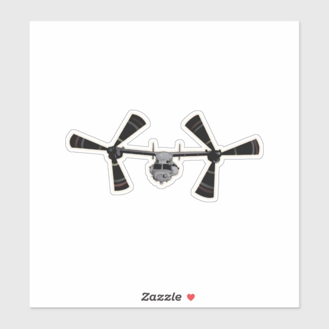 CV-22, Osprey, Tiltrotorflugzeug Aufkleber (Blatt)