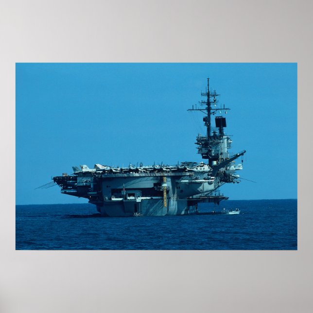 CV-66 "USS America" Stilllegung im Jahre 1996, Her Poster (Vorne)