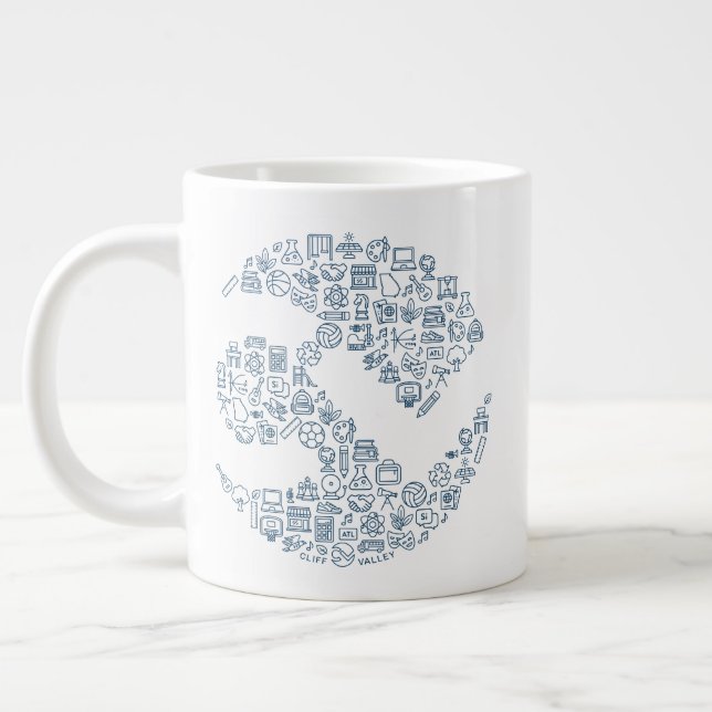 CV-Symbole - Jumbo-Tasse (Links)