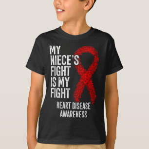 Cvd Der Kampf Meiner Nichte Ist Mein Kampf Herzkra T-Shirt