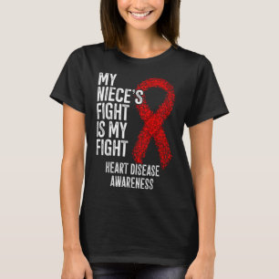 Cvd Der Kampf Meiner Nichte Ist Mein Kampf Herzkra T-Shirt