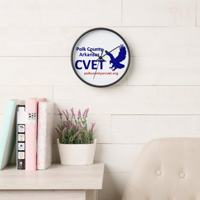 CVET Wall Clock Uhr (Lesesaal)