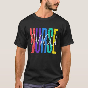 CVICU-Krankenpflegerin arbeitet Schul-Team-Mannsch T-Shirt
