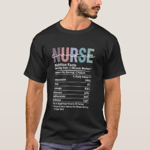 CVICU-Krankenschwester Ernährungsfakten Lustiger K T-Shirt