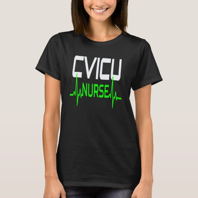 CVICU Nurse Cardiac Nurse Appreciation Registered  T-Shirt (Vorderseite)