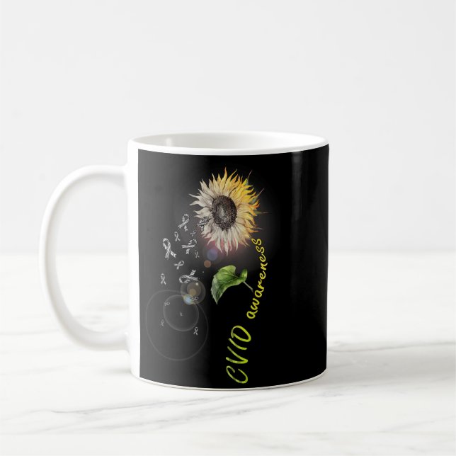 Cvid-Bewusstseinsförderung Kaffeetasse (Links)