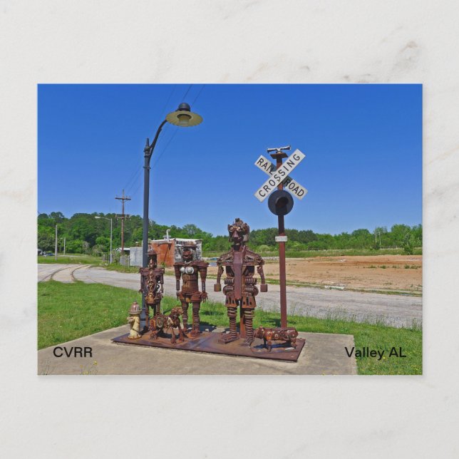 CVRR Trail Iron Man and Family Postkarte (Vorderseite)