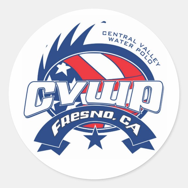 CVWP-Aufkleber Runder Aufkleber (Vorderseite)