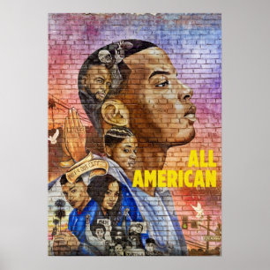 Cw alle American Football-Sirene iPhone-Schutz Poster