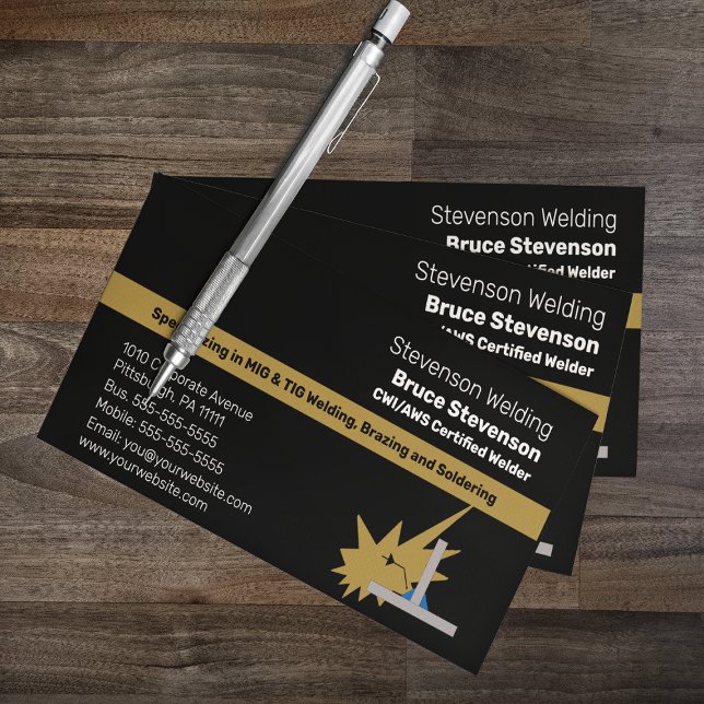 CWI | AWS Certified Welder Business Card Visitenkarte (Von Creator hochgeladen)