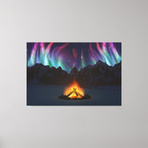 Cwm Aurora Canvas Print Leinwanddruck