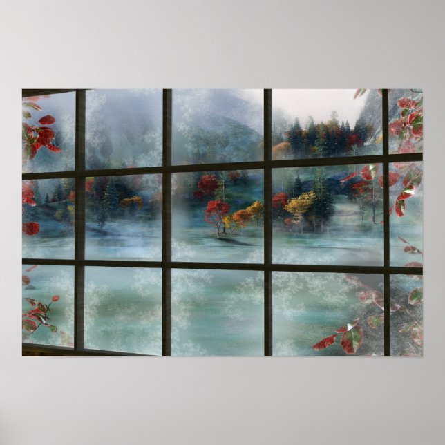 Cwm Autumn Frost Print Poster (Vorne)