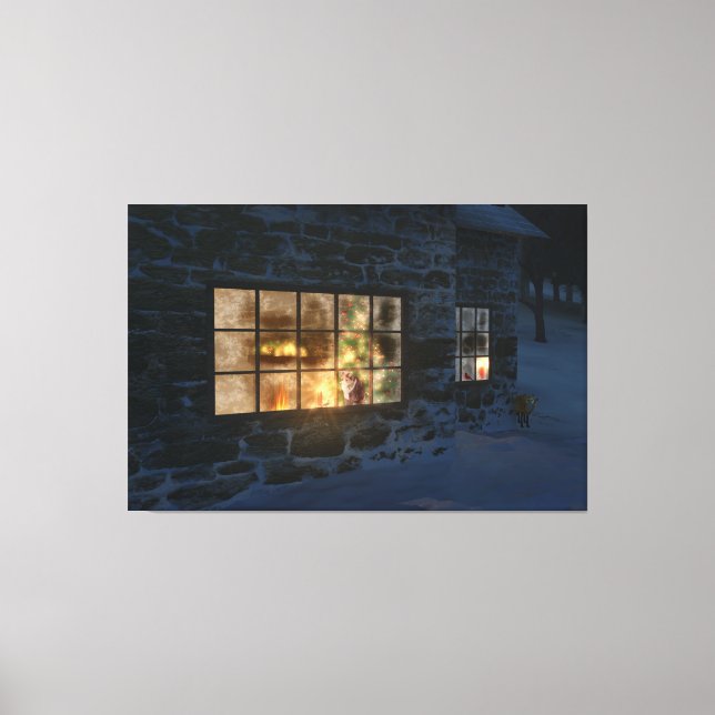 Cwm Christmas Canvas Print Leinwanddruck (Vorderseite)