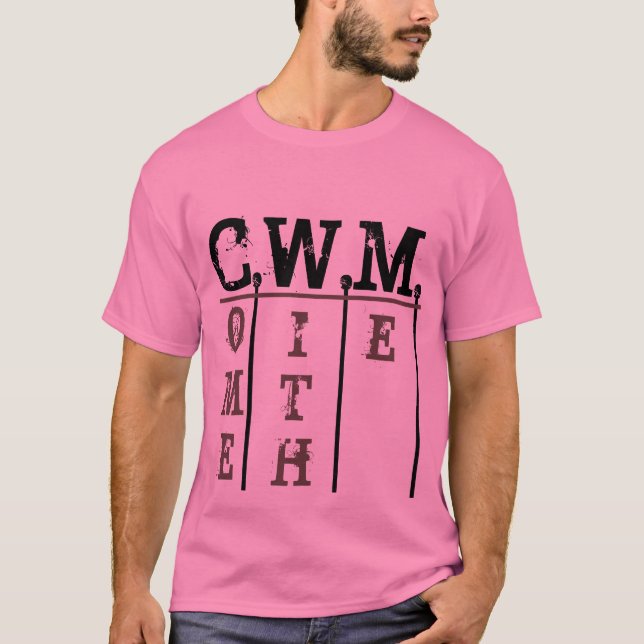 CWM Rosa T-Shirt (Vorderseite)